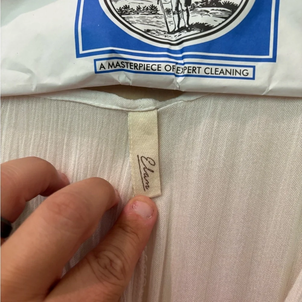 White maxi cover up
